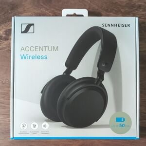 Brand New Sennheiser Accentum Wireless Headphones - Sleek Black